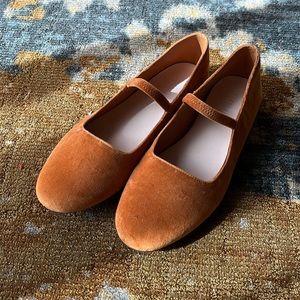 Everlane “The Maryjane” velvet flats